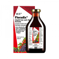 德国Floradix 红铁元液剂 500ml 1件