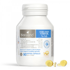 Bio Island佰澳朗德婴幼儿鳕鱼油 90粒/瓶 1件