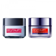 【组合】欧莱雅玻尿酸晚霜50ml+欧莱雅玻尿酸日霜 50ml 【组合】欧莱雅玻尿酸晚霜50ml+欧莱雅玻尿酸日霜 50ml