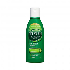 selsun氨基酸修护去屑洗发水 绿色200ml