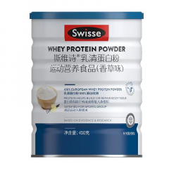 Swisse斯维诗乳清蛋白蛋白粉450g营养粉男女运动健身增肌蛋白力升级新配方 1罐装