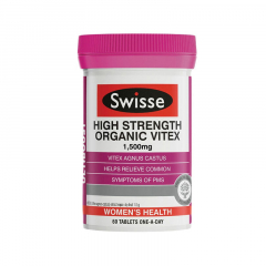 澳洲Swisse圣洁莓1500mg60片缓解经期不适 1瓶装