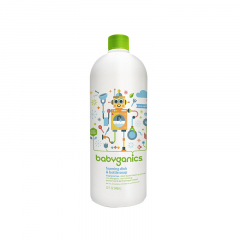 美国宝贝甘尼克BabyGanics泡沫型奶瓶餐具清洁液（无香型）补充装 946ml 1瓶装
