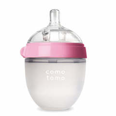 美国可么多么Comotomo奶瓶粉色150ml（独立装） 1个装