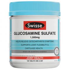 澳洲Swisse维骨力氨基葡萄糖软骨素1500mg 180粒（关节灵片）合生元版 1瓶装