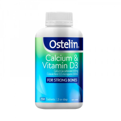 澳洲奥特斯林Ostelin成人钙+维生素D片 250pc 1瓶装