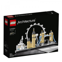 丹麦乐高积木 建筑系列英国伦敦街景 摩天轮 lego21034 12岁+ 1盒装