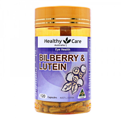 澳洲Healthy Care 越桔叶黄素蓝莓素花青素护眼胶囊120粒 1瓶装