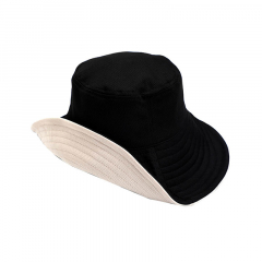 日本丽意姿UVCUT 新可折叠花样太阳帽 黑色+米色 1数量装