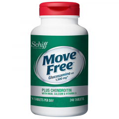 Schiff旭福 Move Free益节 高钙氨糖软骨素加钙加维D240粒 1瓶装